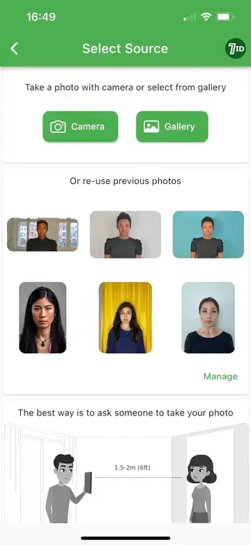 7ID: applicazione per fototessere