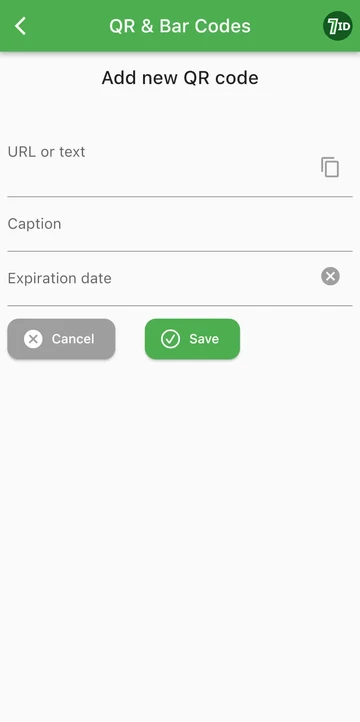 Додаток 7ID: генератор QR-коду з URL-адреси