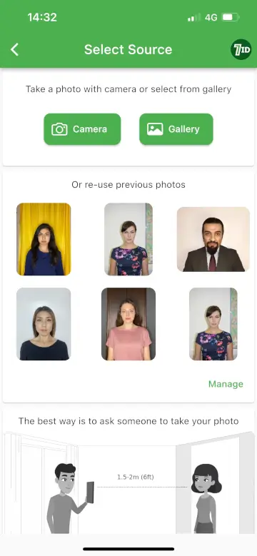 Aplikácia 7ID: Schengenský Visa Photo Maker