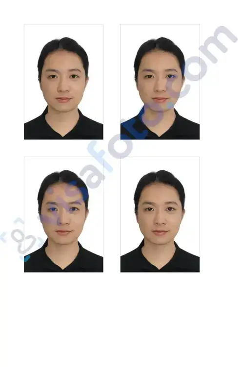 Chinesische Visa-Fotos zum Ausdrucken